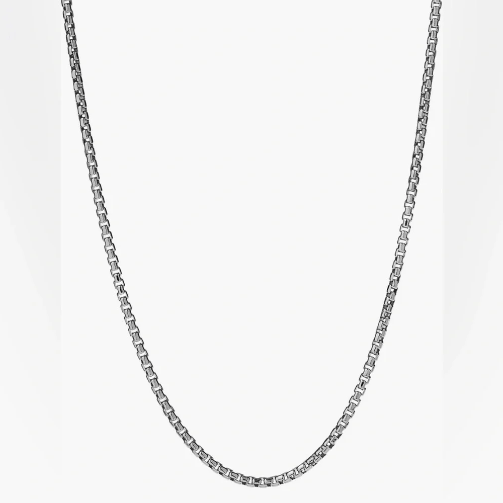 Degs & Sal sterling silver box chain